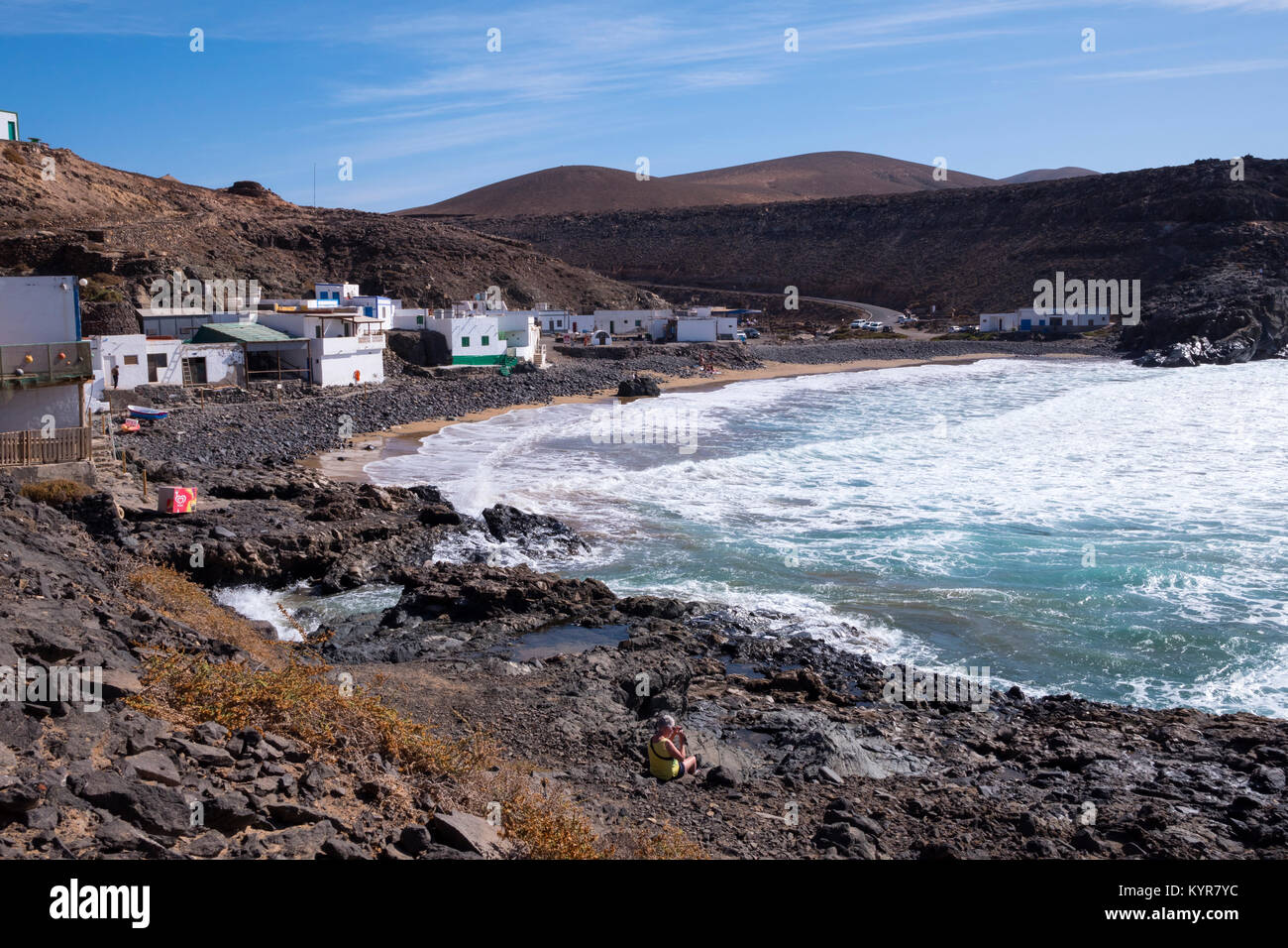 Los Molinos Puerto del Rosario-Fuerteventura-Kanarische Inseln Spanien Stockfoto