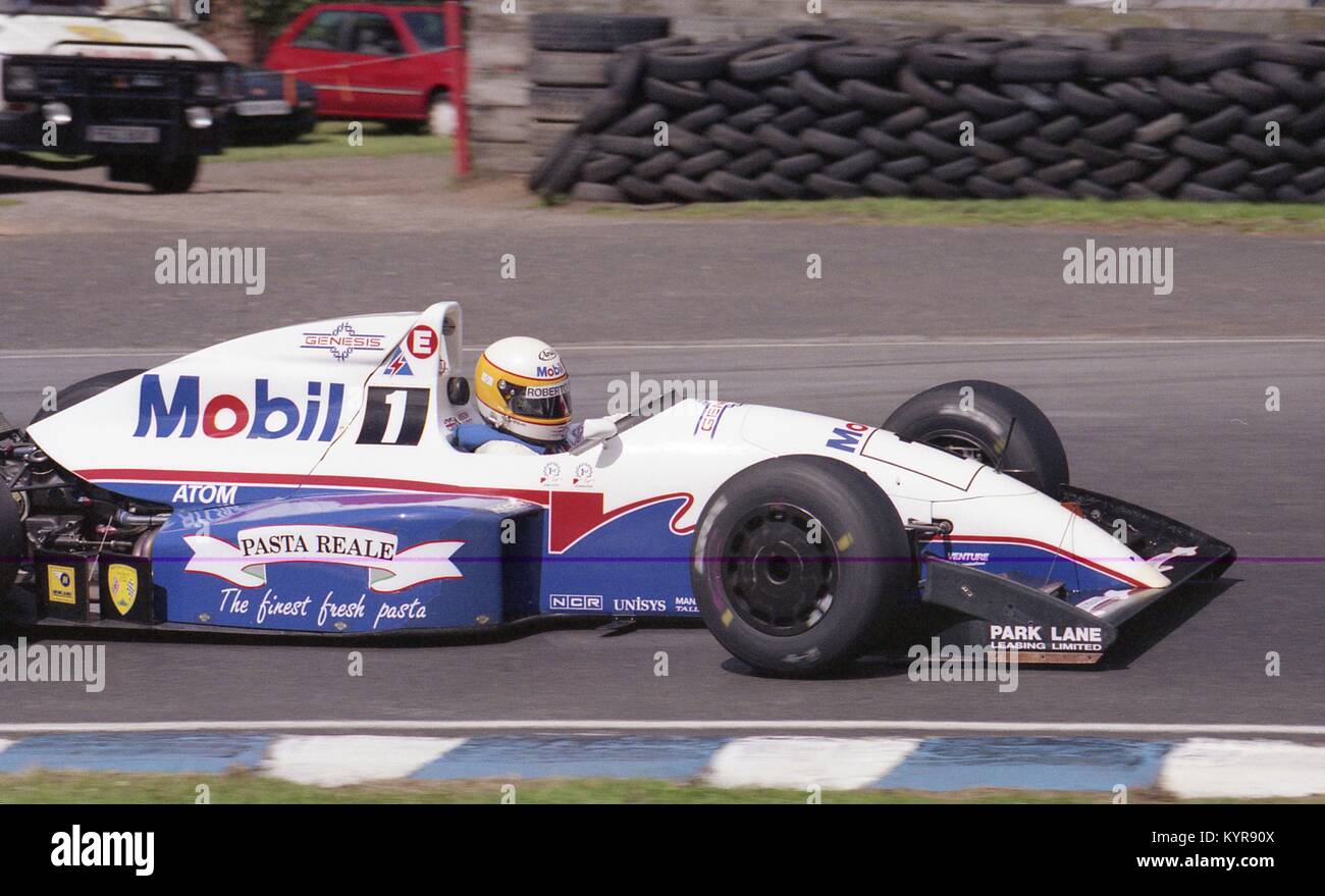 Jason Elliott, madgwick International, Reynard 91 D, Brirish Formel 2 Meisterschaft, Oulton Park, 19. Juli 1992 Stockfoto