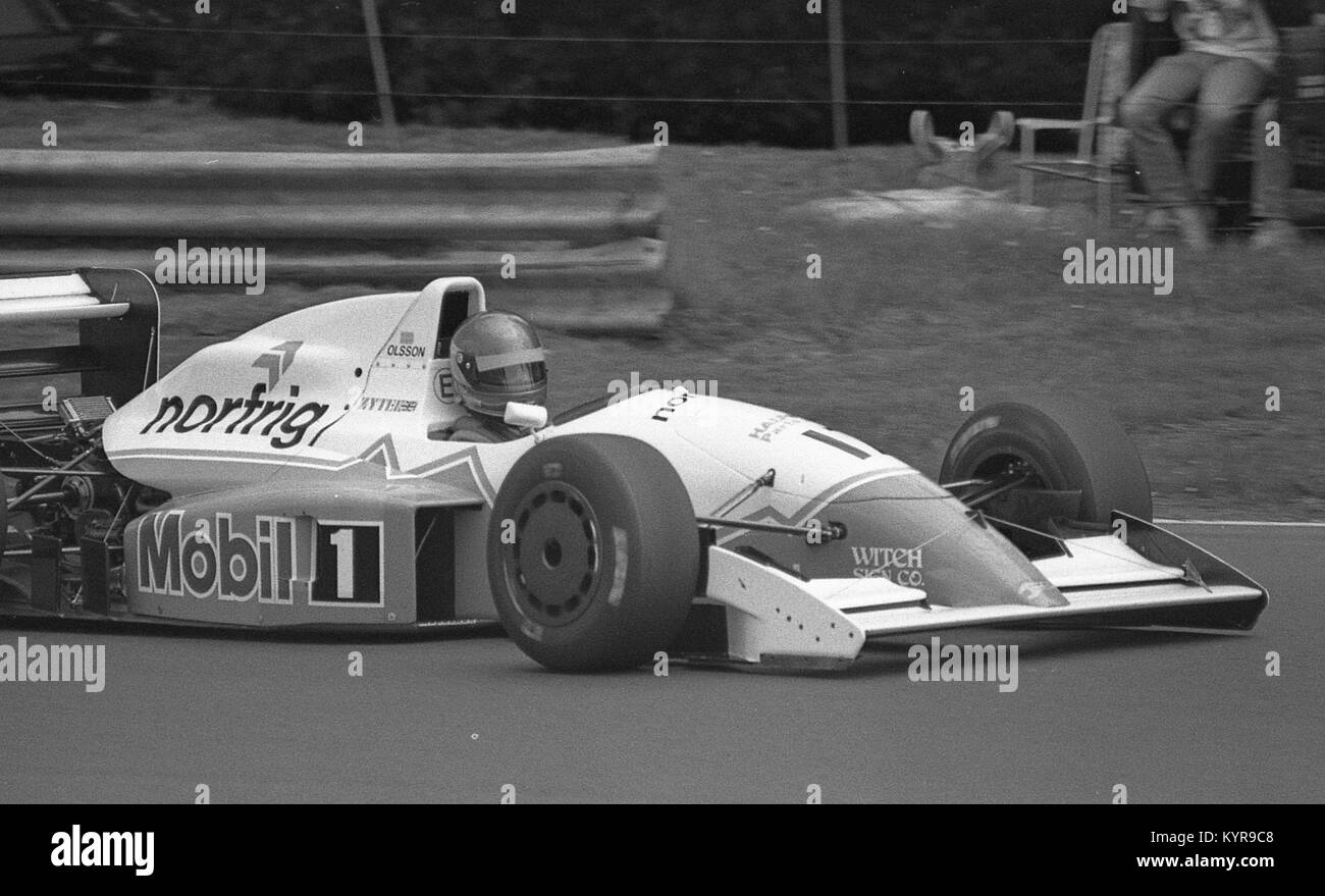 Peter Olsson, Phoenix Racing, Reynard 91 D, Brirish Formel 2 Meisterschaft, Oulton Park, 19. Juli 1992 Stockfoto