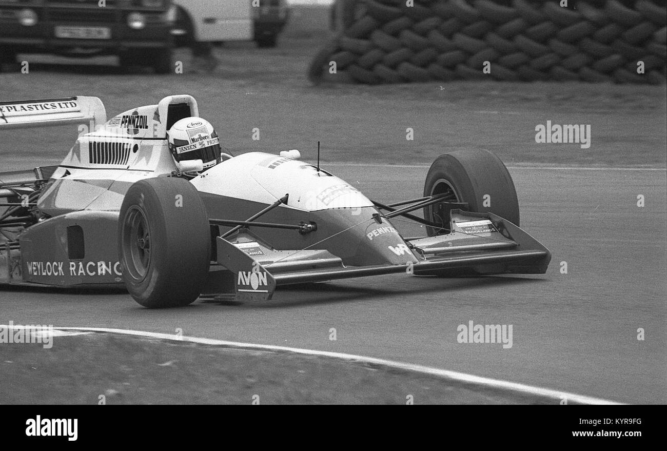 Peter Kox, Weylock Racing, Reynard 91 D, Brirish Formel 2 Meisterschaft, Oulton Park, 19. Juli 1992 Stockfoto