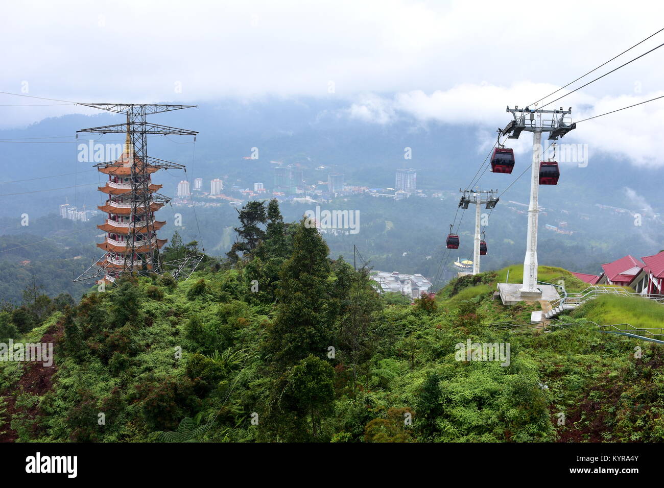 Genting Highlands, Malaysia - 2. November 2017: Awana SkyWay in Genting Highlands Stockfoto