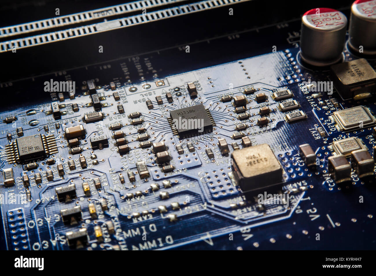 Technologie Hintergrund. Zentralen Computer Prozessoren CPU-Konzept Stockfoto