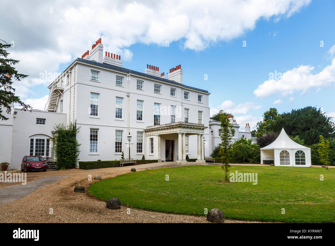 Frogmore House, die ikonische Große königliche Residenz Landhaus Villa, als Herrenhaus auf dem Frogmore Estate in Windsor, Berkshire, Großbritannien Stockfoto