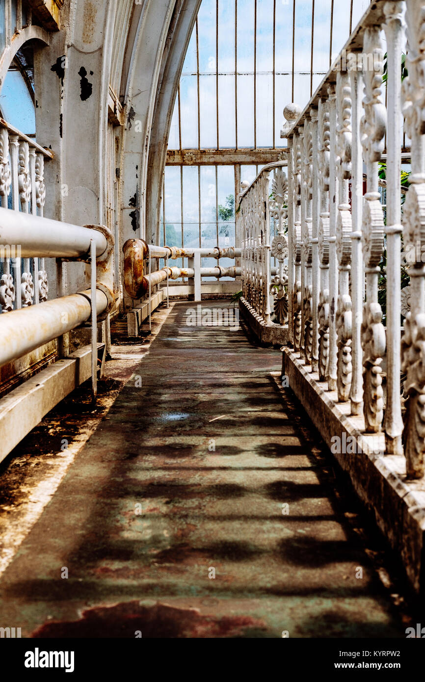 Kew Gardens Palm House erbaut zwischen 1844 und 1848 Stockfoto