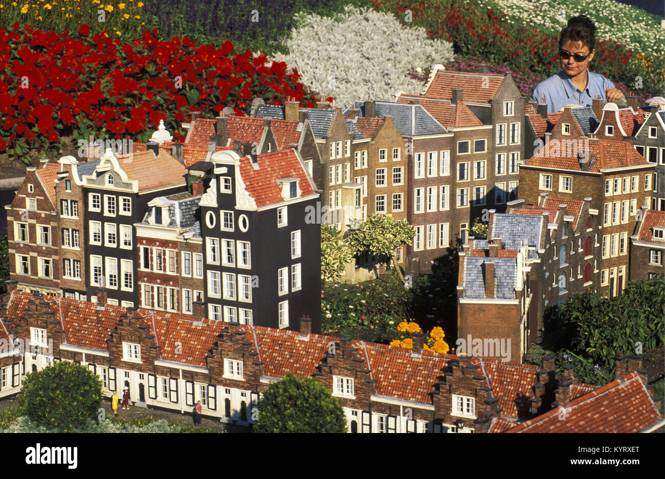 Die Niederlande. Den Haag. Die Niederlande in Miniatur genannt Madurodam. Stockfoto