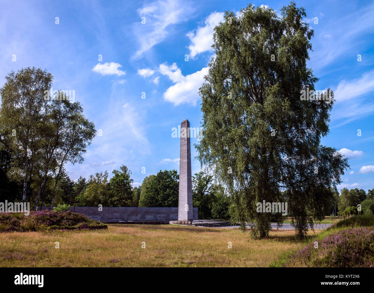 Konzentrationslager Bergen-Belsen Deutschland Stockfoto