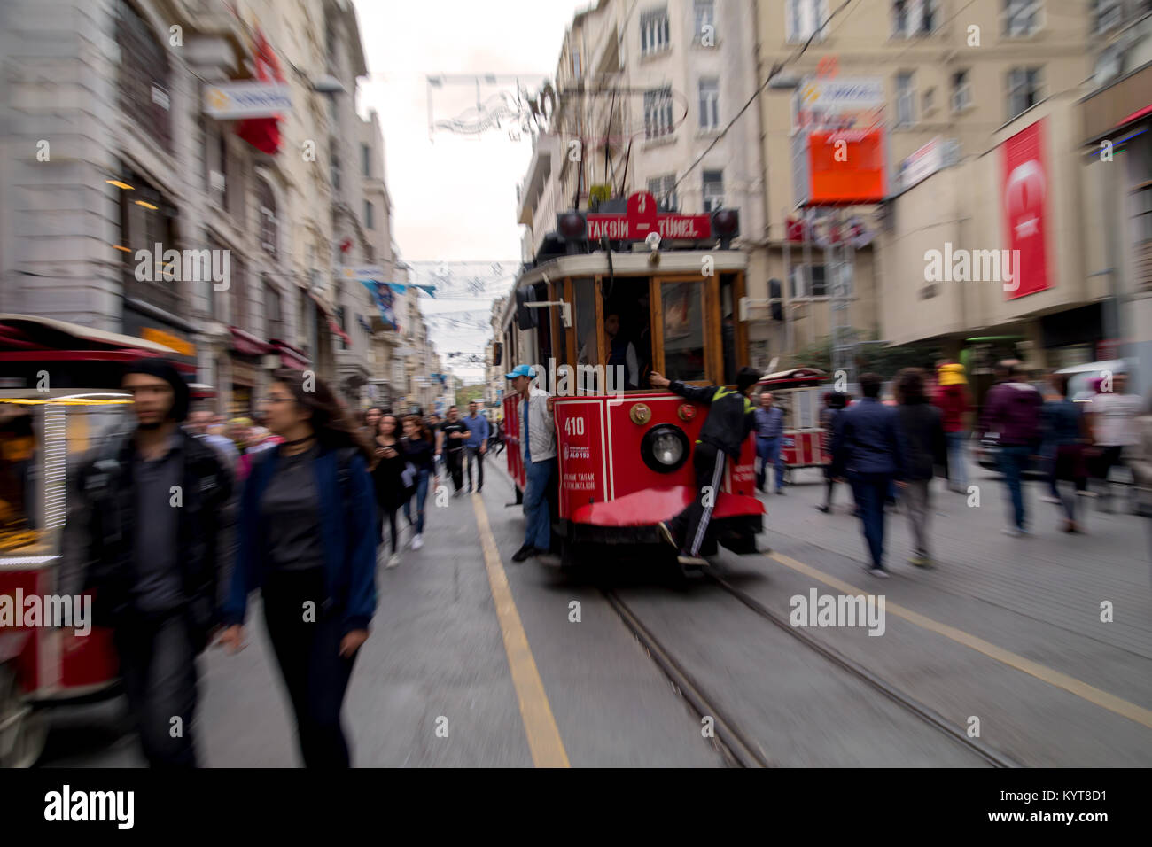 Beyoglu İstiklal Street Istanbul Stockfoto