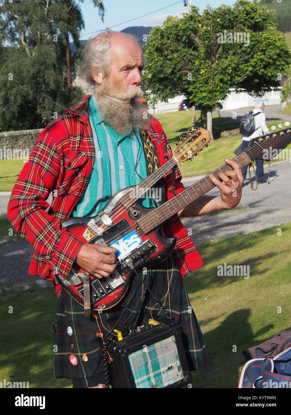 Braemar Gathering 2017 highland games, Schottland, Großbritannien Stockfoto