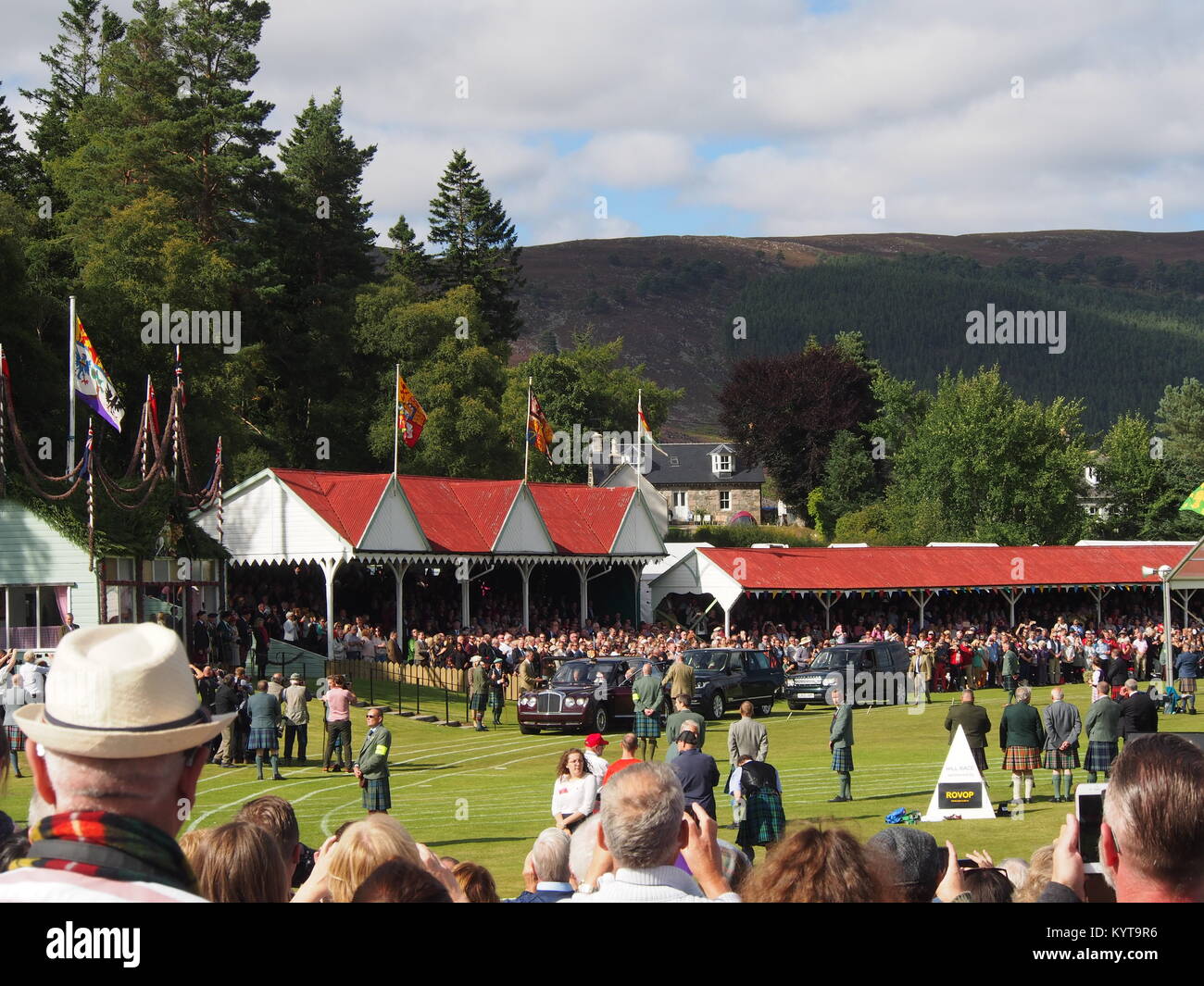 Braemar Gathering 2017 highland games, Schottland, Großbritannien Stockfoto