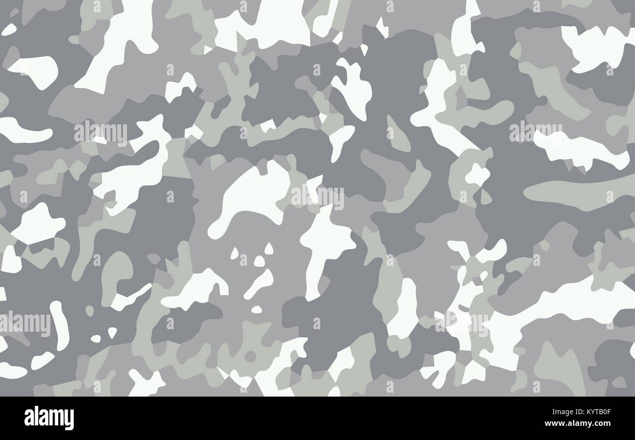 Snow Camouflage Textur Vektor Grafik Hintergrund Stock Vektor