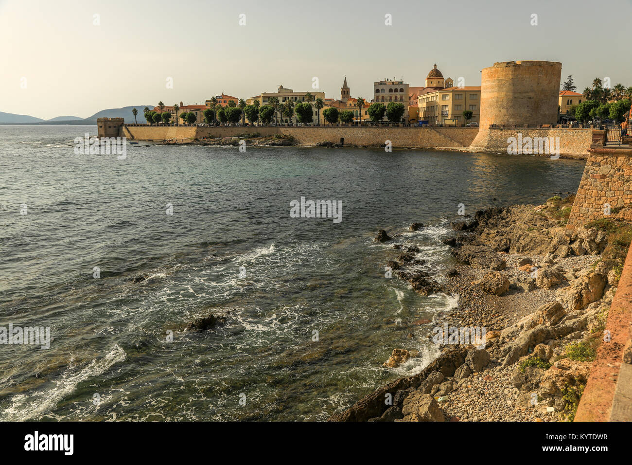 Alghero, Sardinien, Italien. Stockfoto