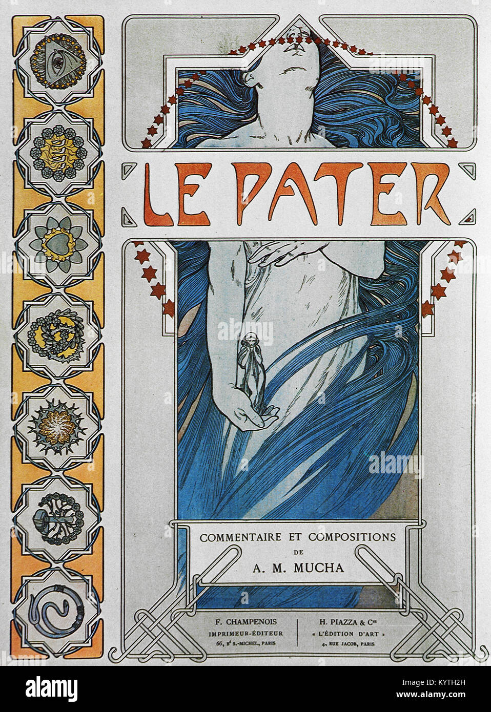 Alphonse Mucha Alfons Maria 1860 1939 Frau Mit Schnee Winter Allegorie Stockfotografie Alamy