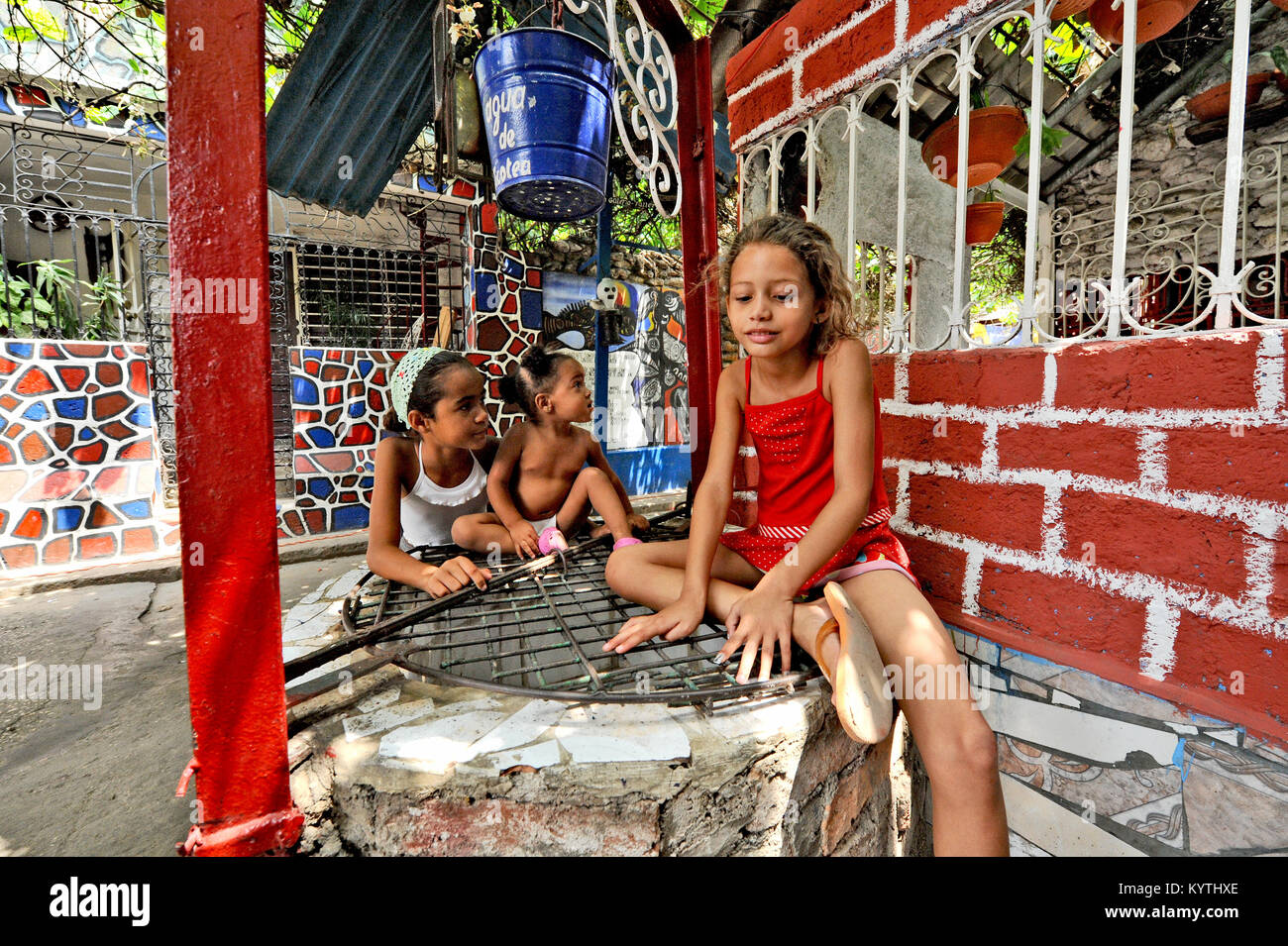 Havanna, Kuba, 20. Oktober 2009. Kinder zwischen 5 und 10 Jahren in Havanna, Kuba, am 20. Oktober 2009. Stockfoto