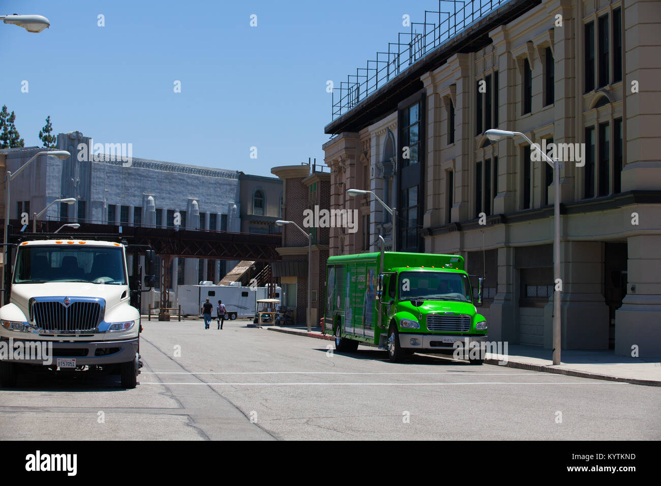 Los Angeles, USA - Juli 1,2011: Warner Brothers Studios in Burbank, Los Angeles. Die historische 110-Morgen-Los gehören 29 soundstages, plus einer 20-acre backlot Stockfoto