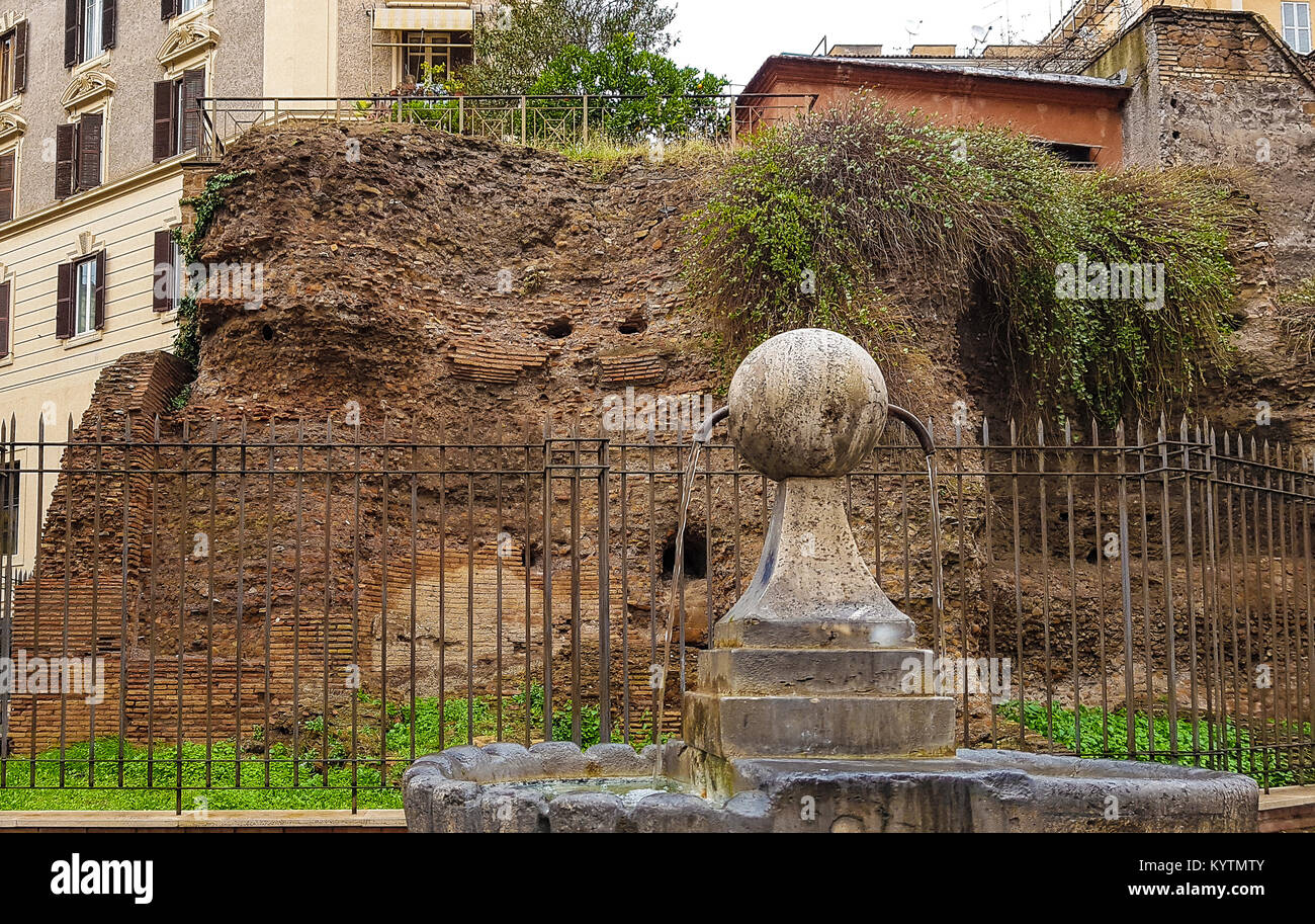 Italien Lazio Rom Iside Tempel Stockfoto