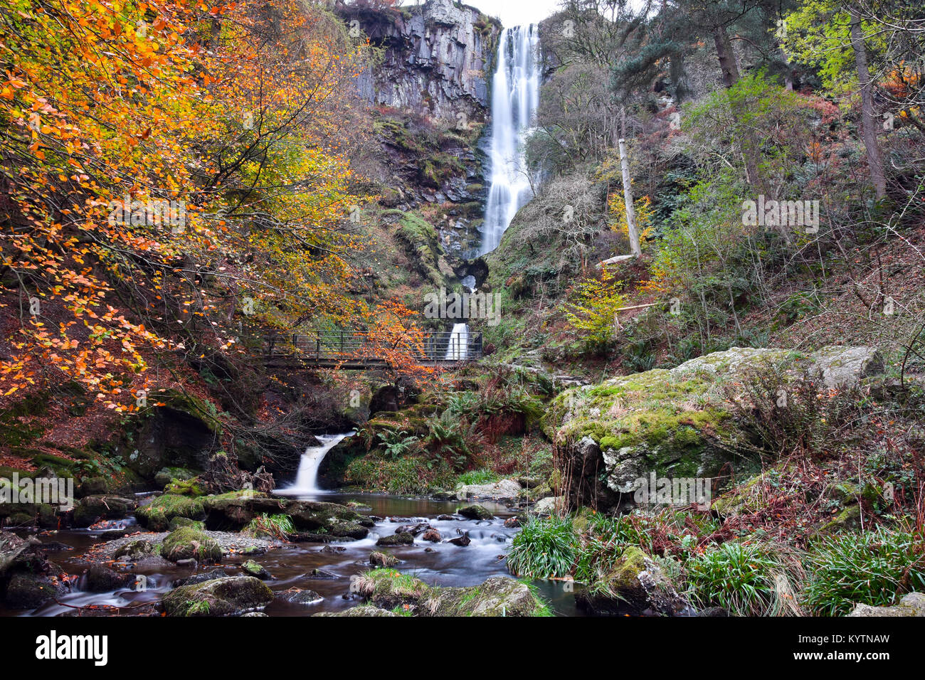 Pistyll Rhaeadr Stockfoto