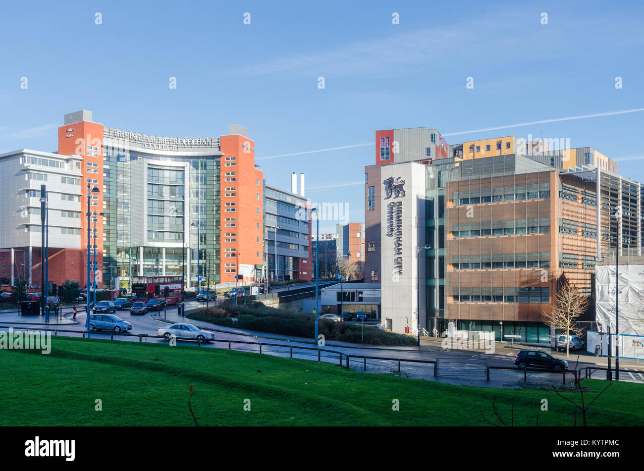 Birmingham Metropolitan College und Birmingham City University Gebäude in der Eastside, Birmingham Stockfoto