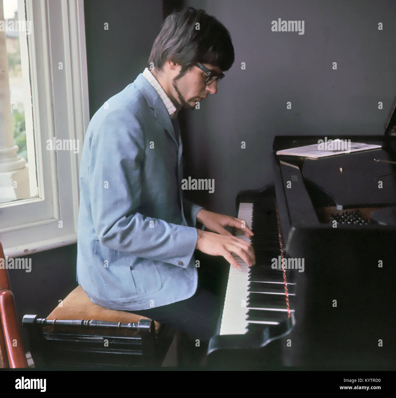 MANFRED MANN an seinem Blackheath, London, Home im September 1966. Foto: Tony Gale Stockfoto