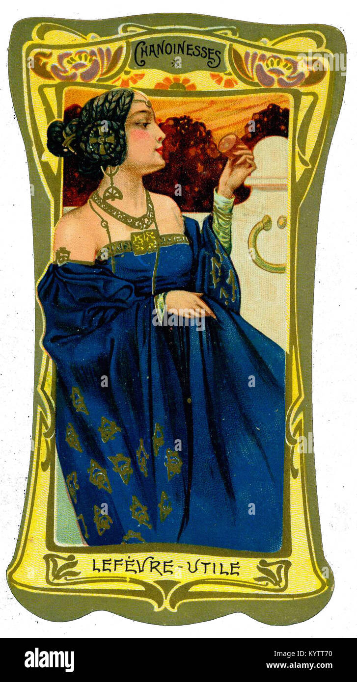 Alphonse Mucha - Chanoinesses Stockfoto