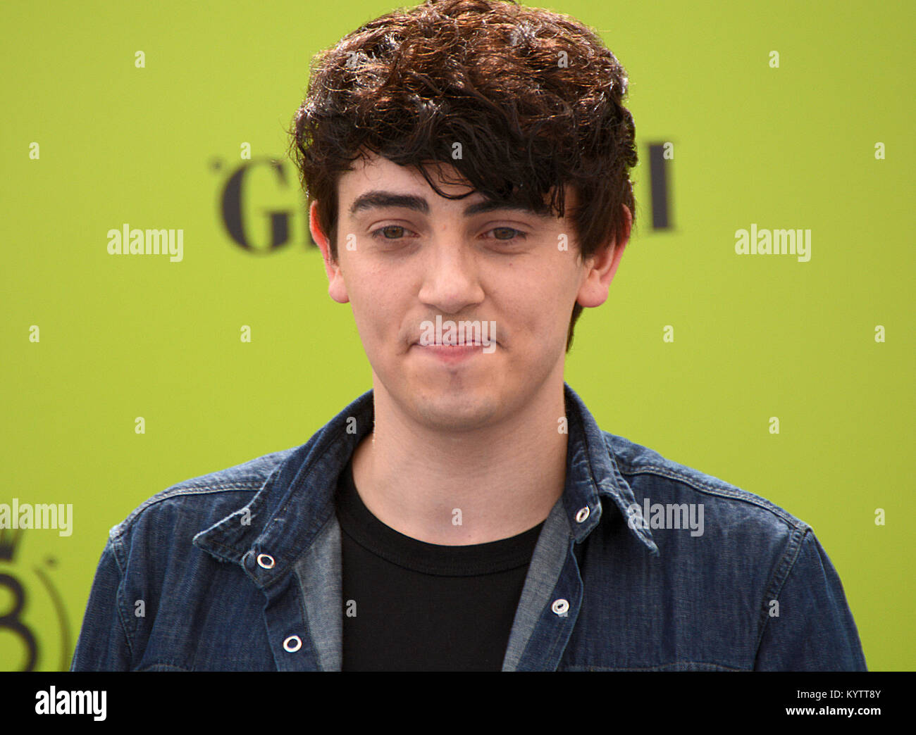 Giffoni Valle Piana, Sa, Italien - 22 Juli 2017: Michele Bravi in Giffoni Film Festival 2017 - Am 22. Juli 2017 in Giffoni Valle Piana, Italien Stockfoto