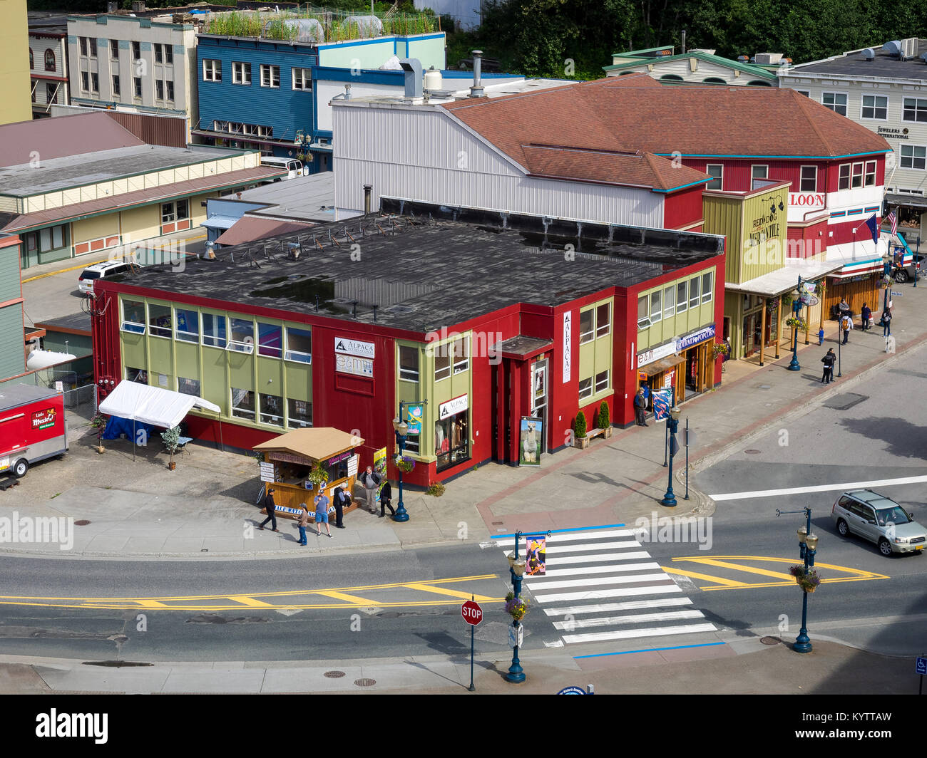 Juneau, State Capitol von Alaska Stockfoto