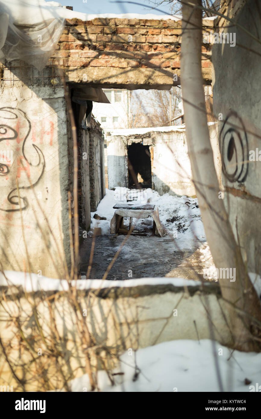 Verlassenen Ort Stockfoto
