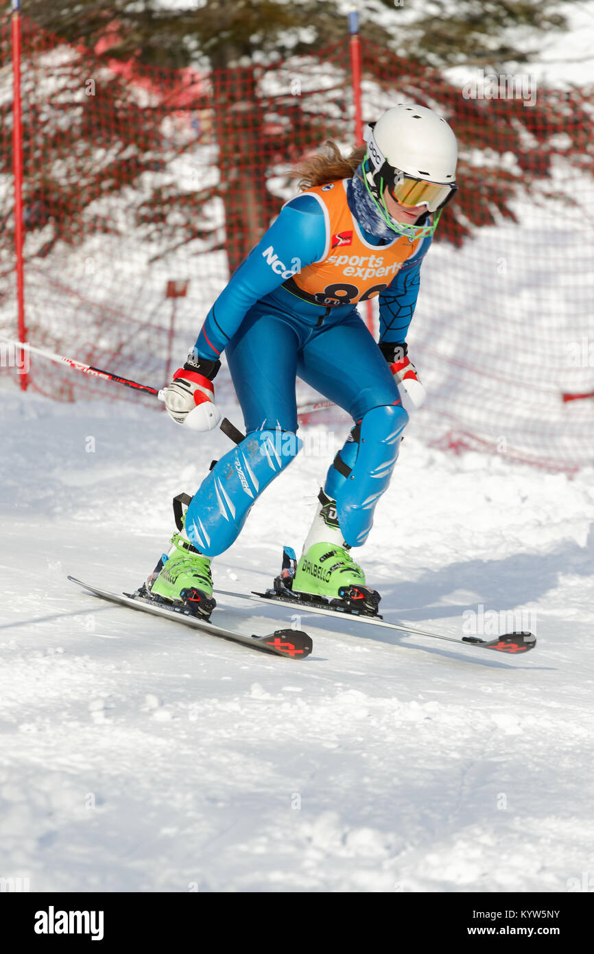 Super Serie Frauen Slalom Stockfoto