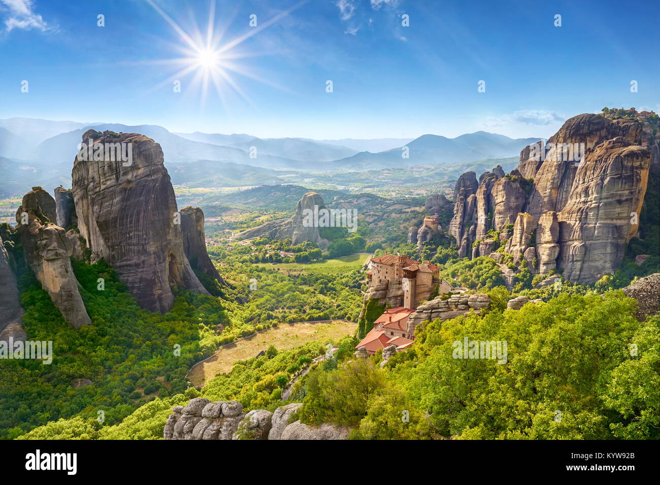 Meteora Kloster, Griechenland Stockfoto