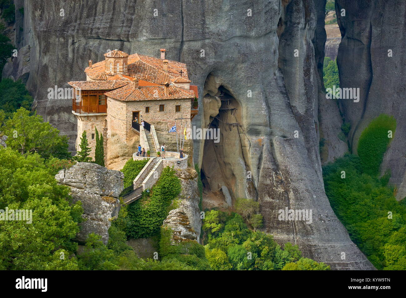 Griechenland - Kloster von Meteora Stockfoto