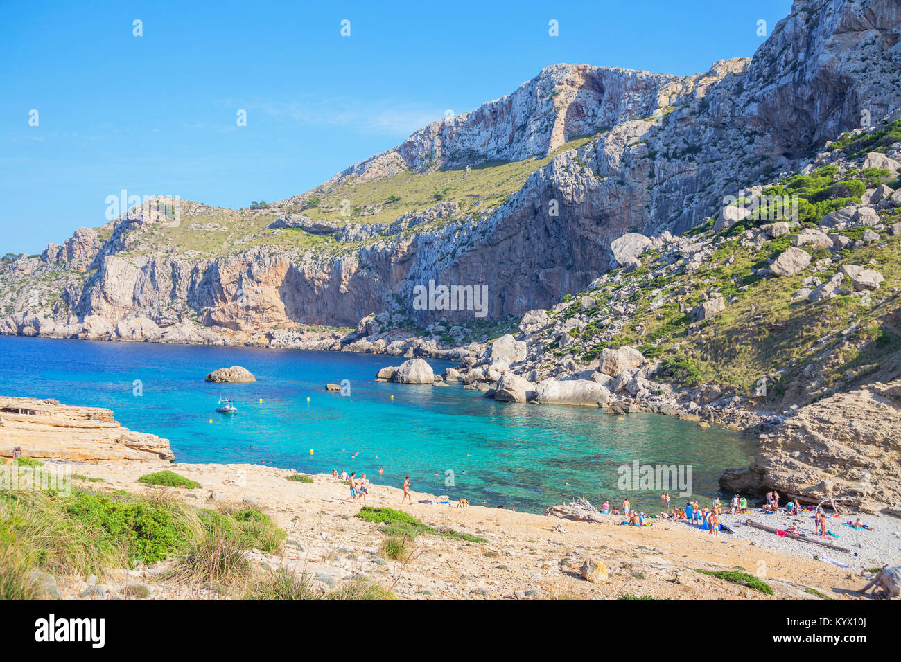Blick auf Cala Figuera, Mallorca, Balearen, Spanien, Europa Stockfoto