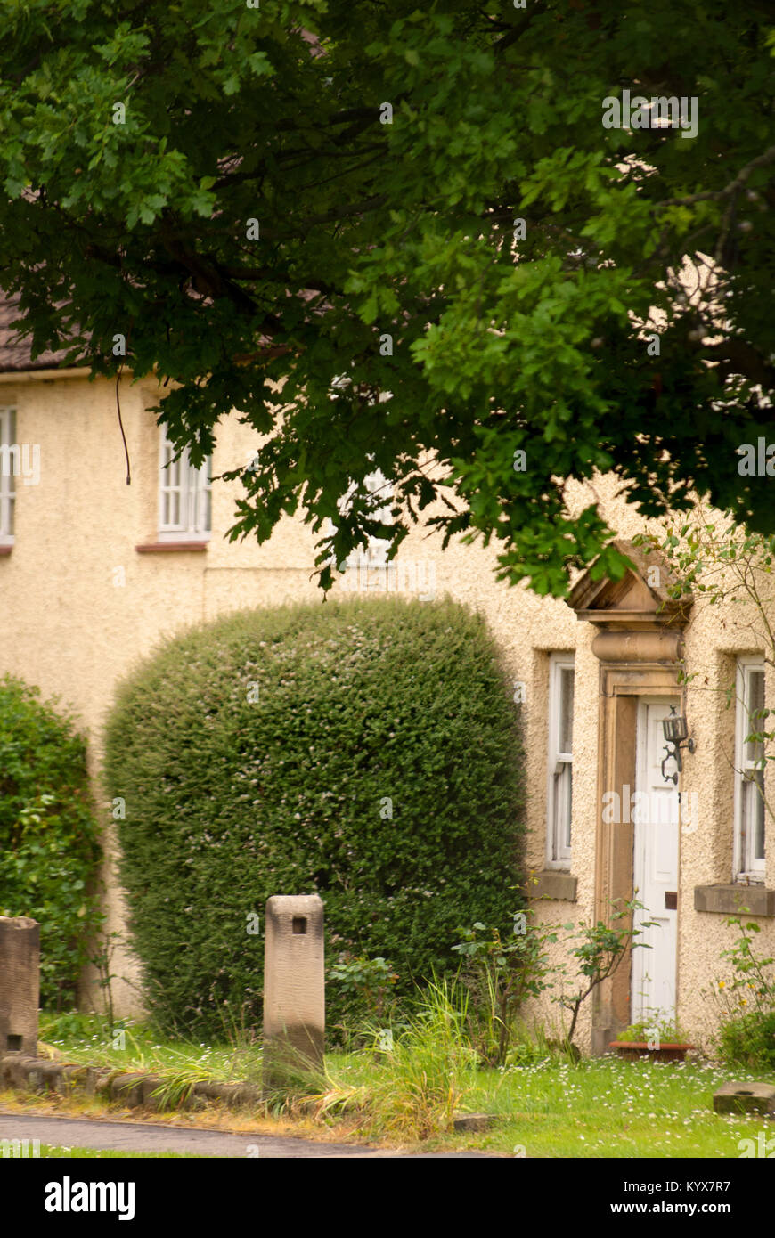 Alte Cottages, Staindrop, County Durham Stockfoto