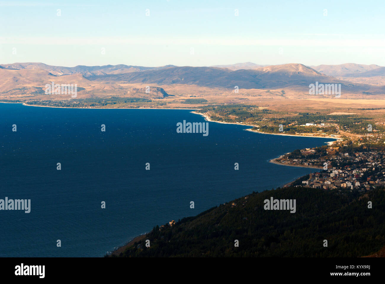 Schöne Landschaft von San Carlos de Bariloche, Argentinien Stockfoto