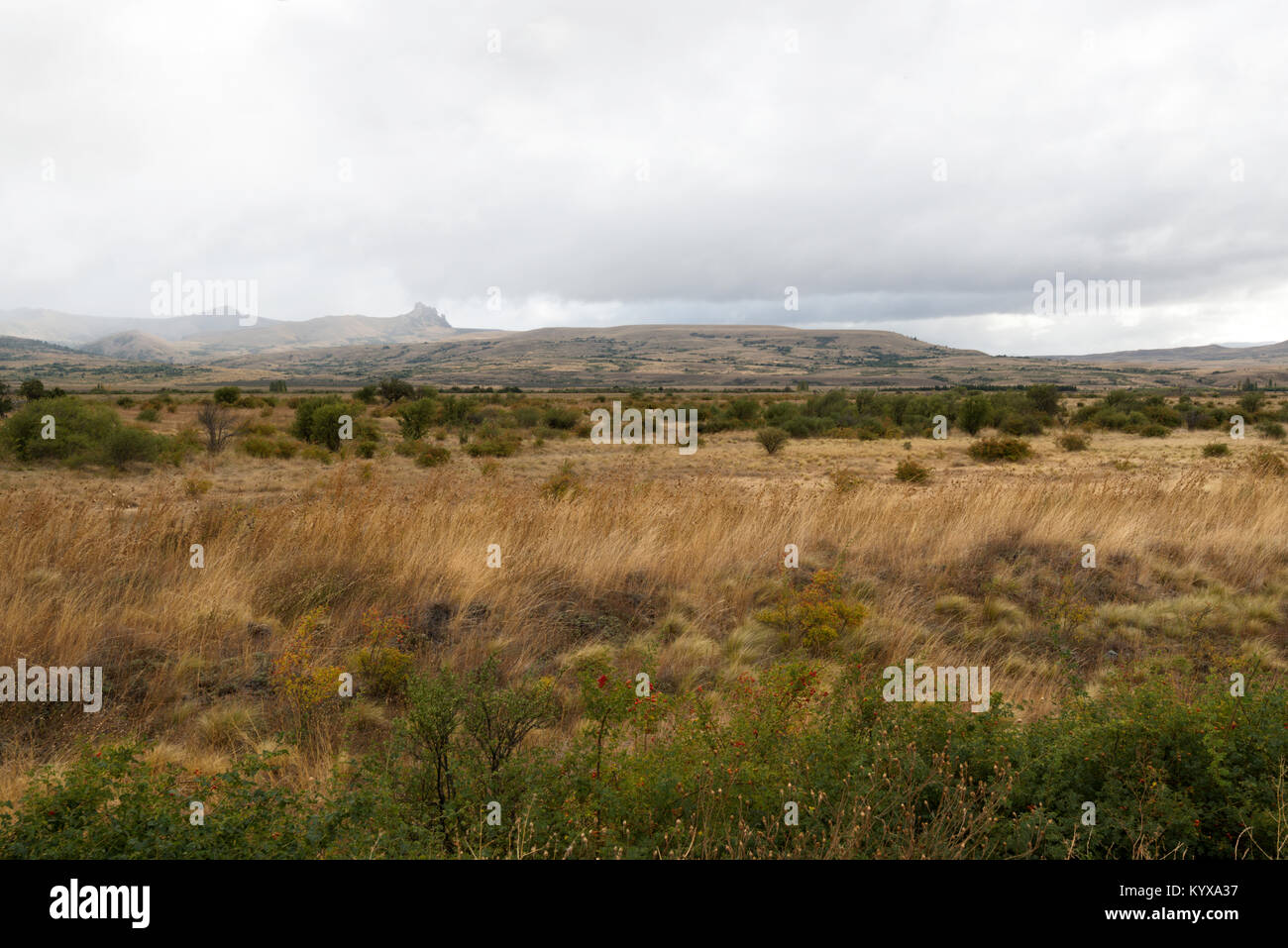 Herbst Landschaft, Wetter, Argentinien Stockfoto