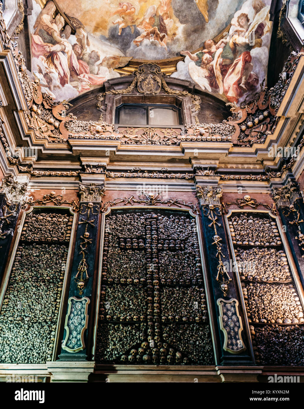San Bernardino alle Ossa crypt Stockfoto