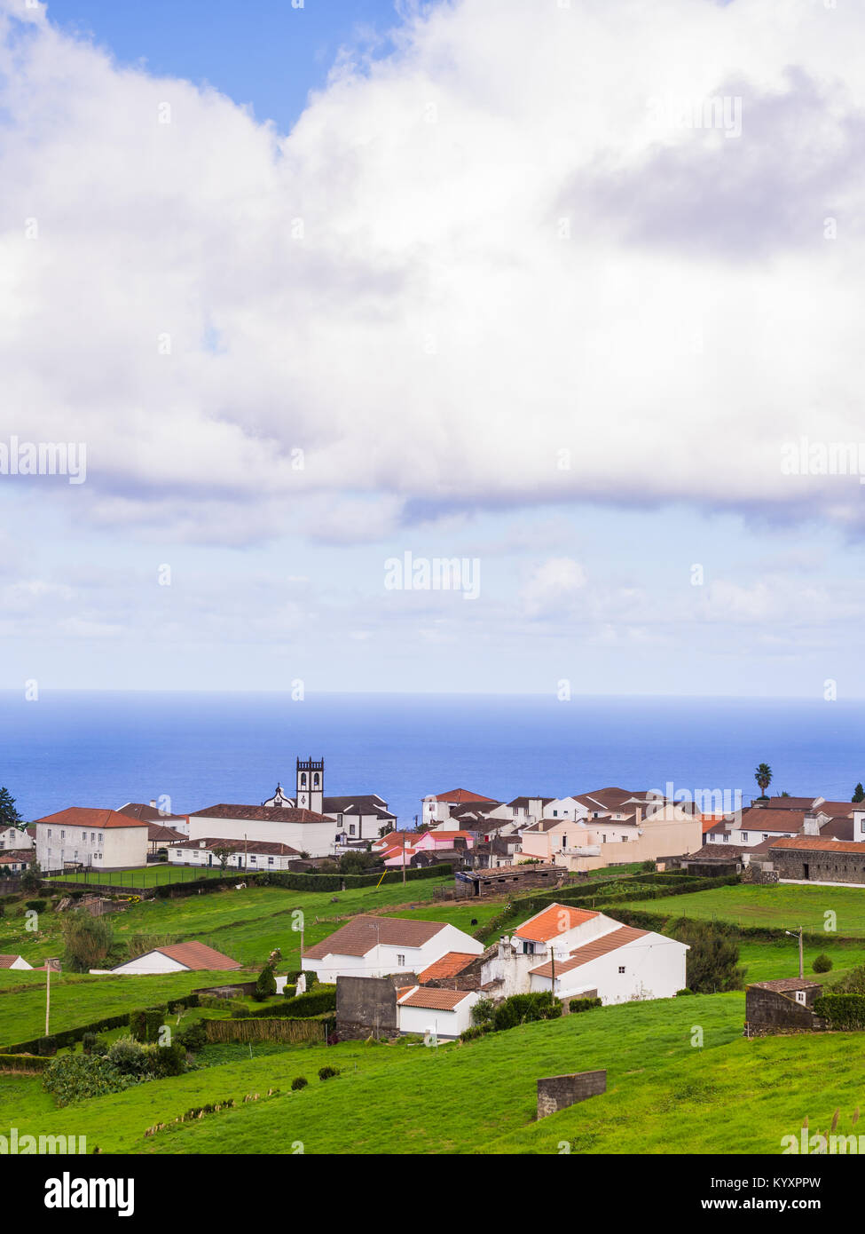 Landschaft in Sao Miguel, Azoren, Portugal. Stockfoto