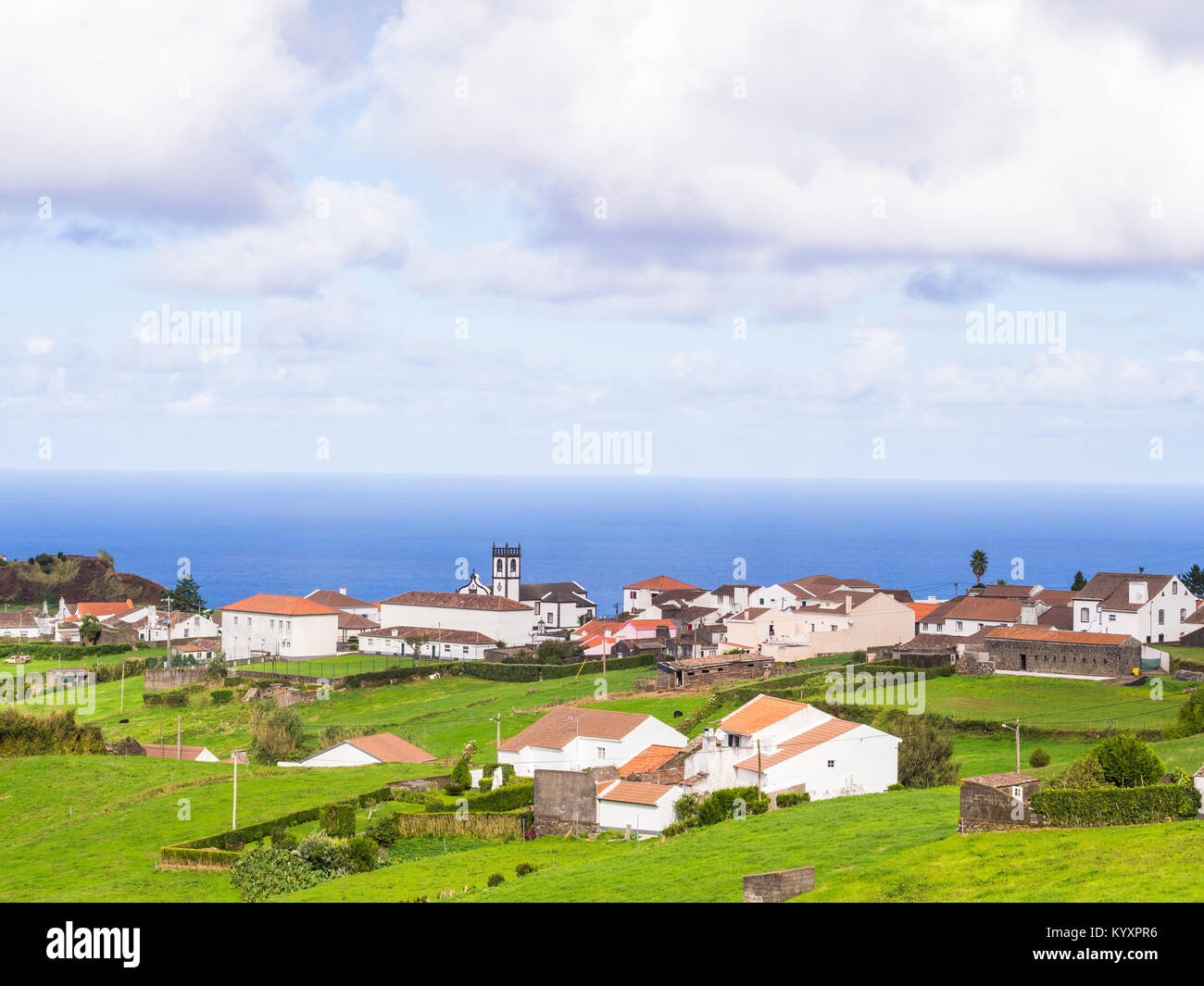 Landschaft in Sao Miguel, Azoren, Portugal. Stockfoto
