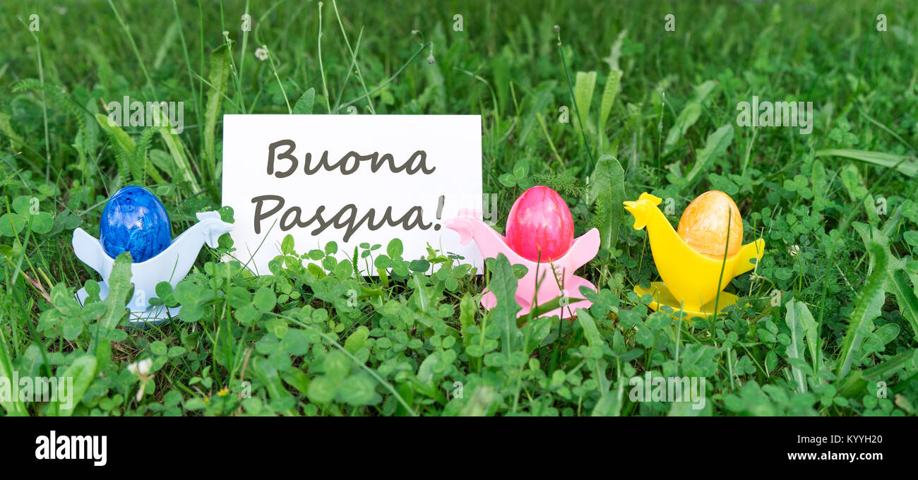 Wie Wünscht Man Sich In Italien Frohe Ostern www.alamy.de