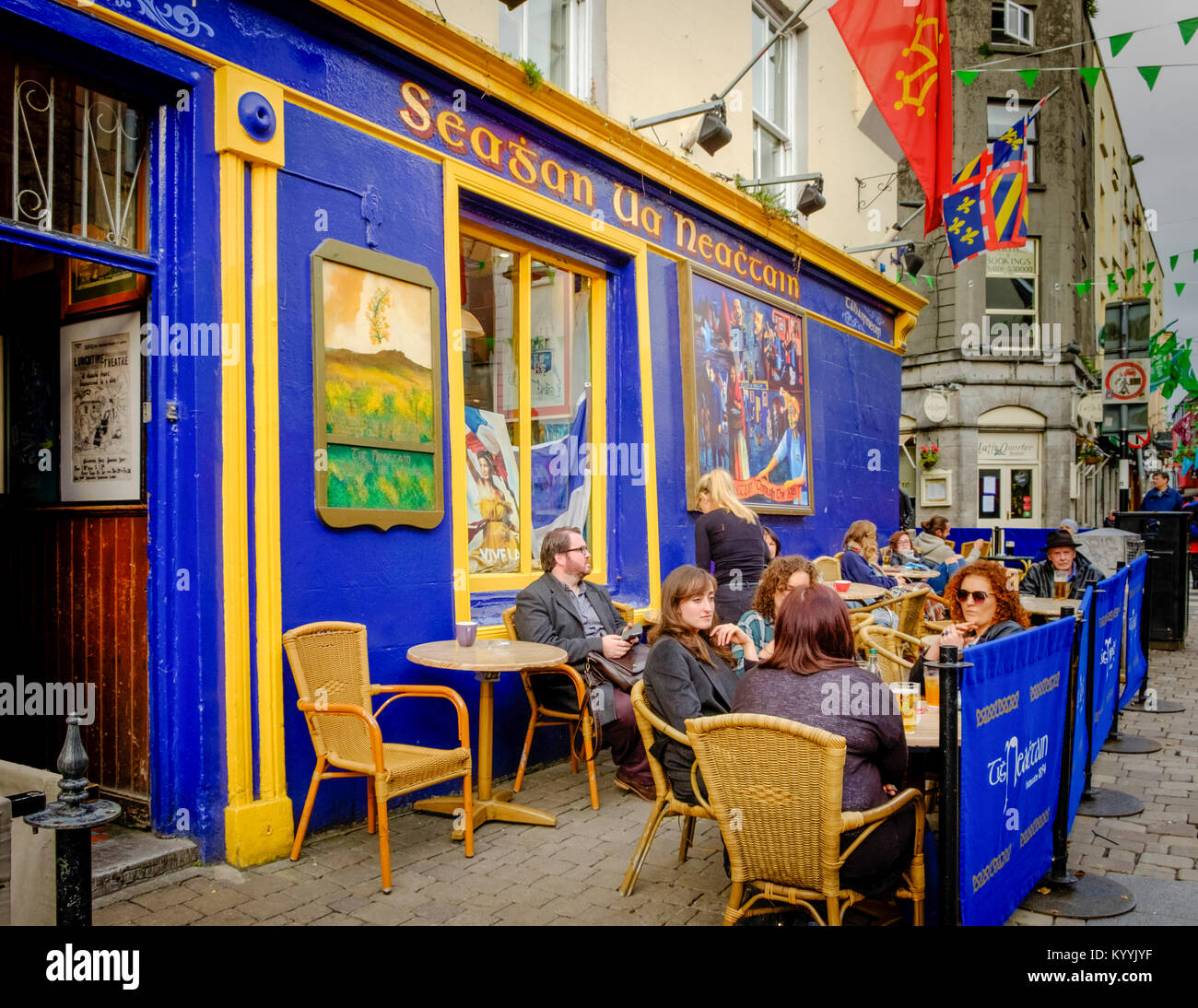 Neactain Pub an der High Street in Galway, Irland Stockfoto