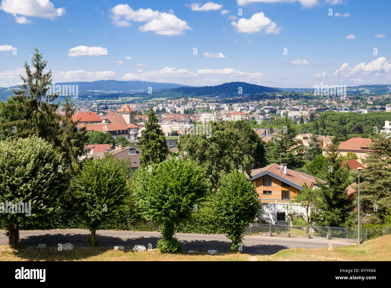 Stadt Annecy, Haute Savoie, Frankreich, Europa im Sommer Stockfoto