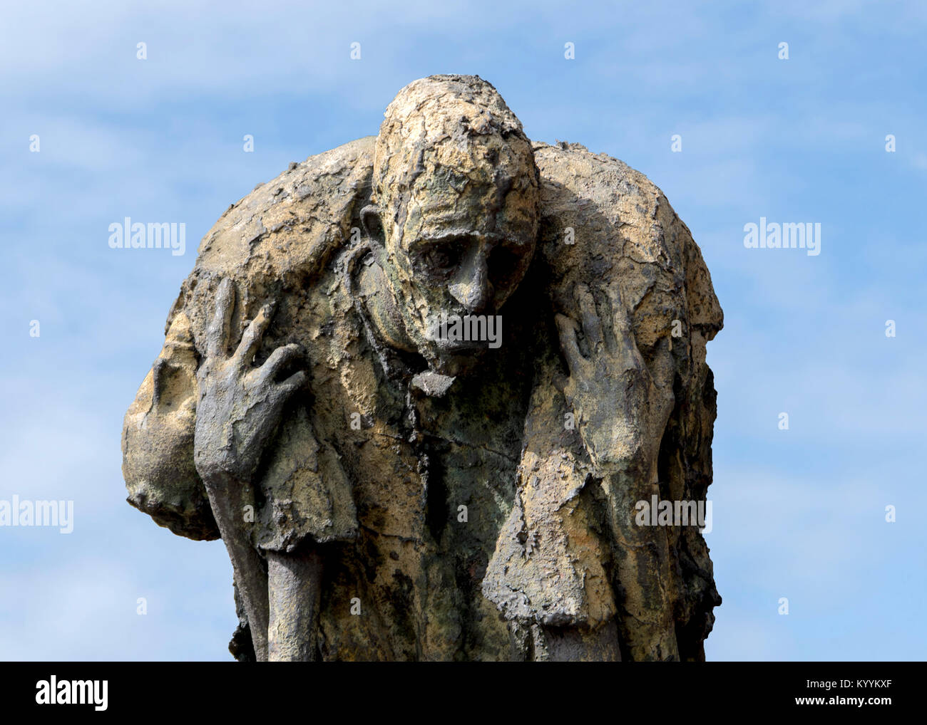 Die Große Hungersnot Memorial Stockfoto