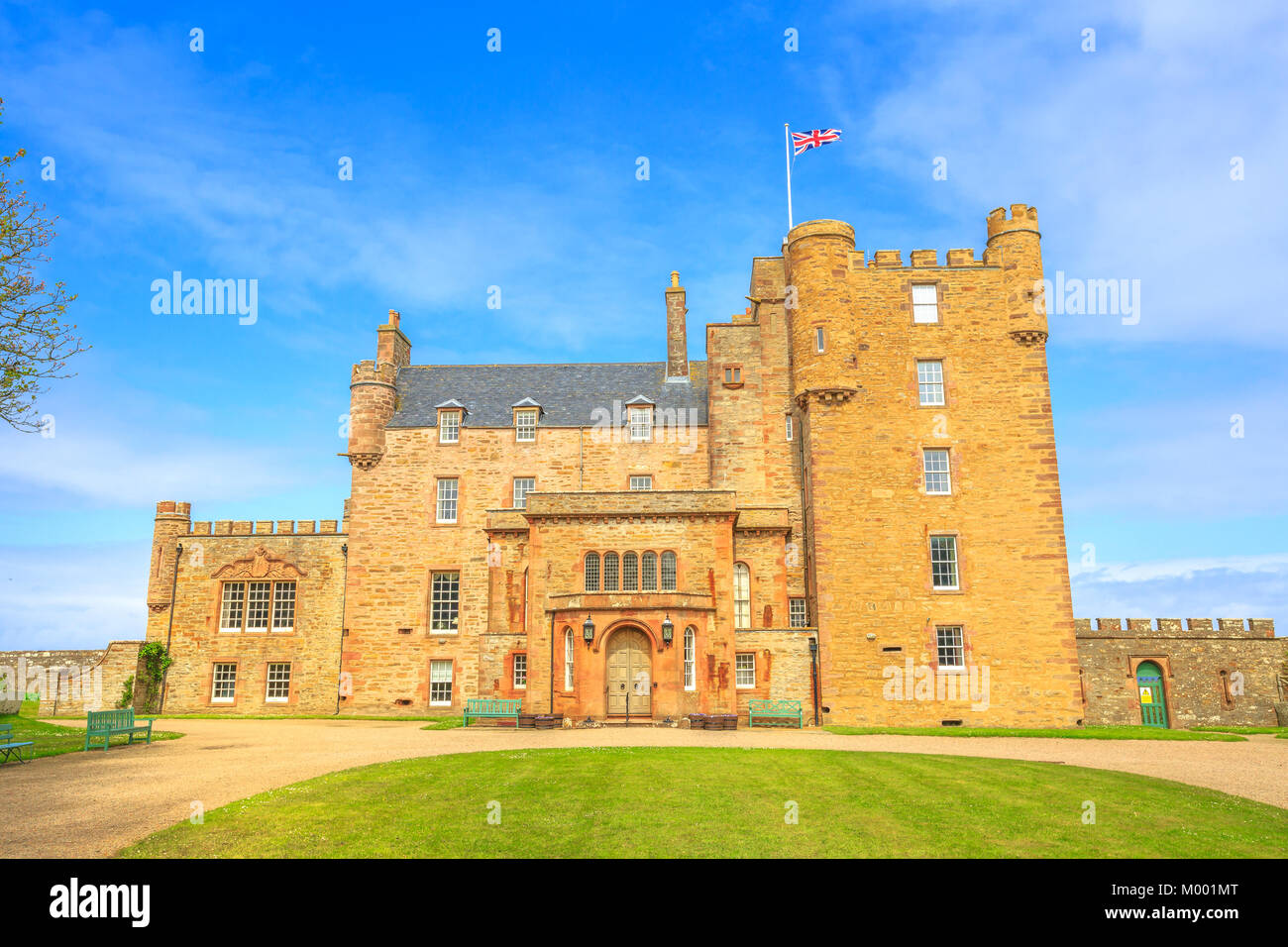 Schloss von Mey Thurso Stockfoto