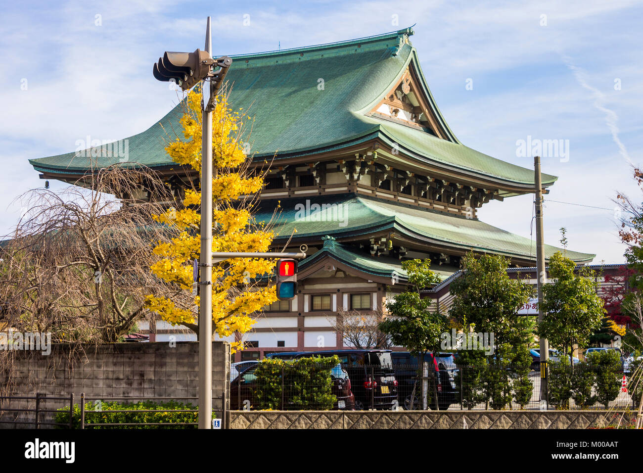 Der Higashi Hongan-ji-buddhistischen Tempel in Kanazawa, Japan Stockfoto