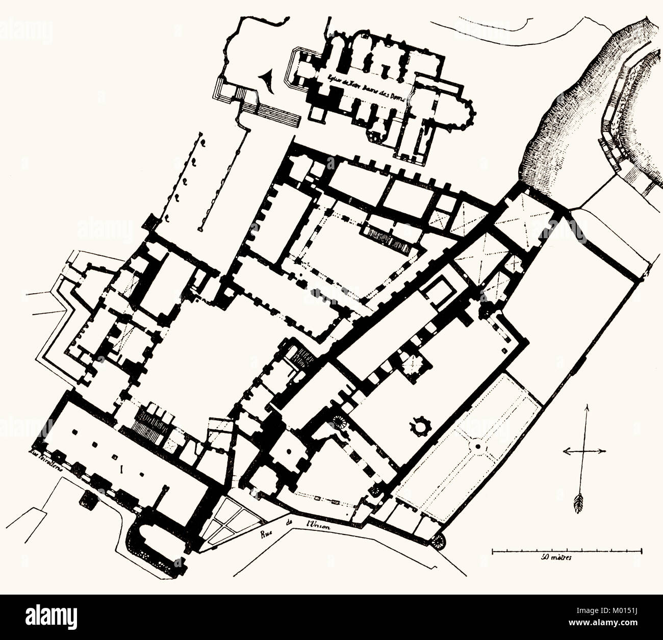 Der Palais des Papes, Papstpalast, Avignon, Südfrankreich, Stockfoto