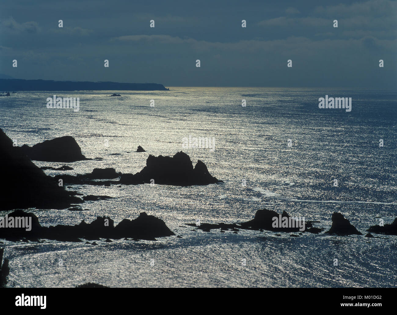 El Silencio Strand, Castaneras, Asturien, Spanien, Europa Stockfoto