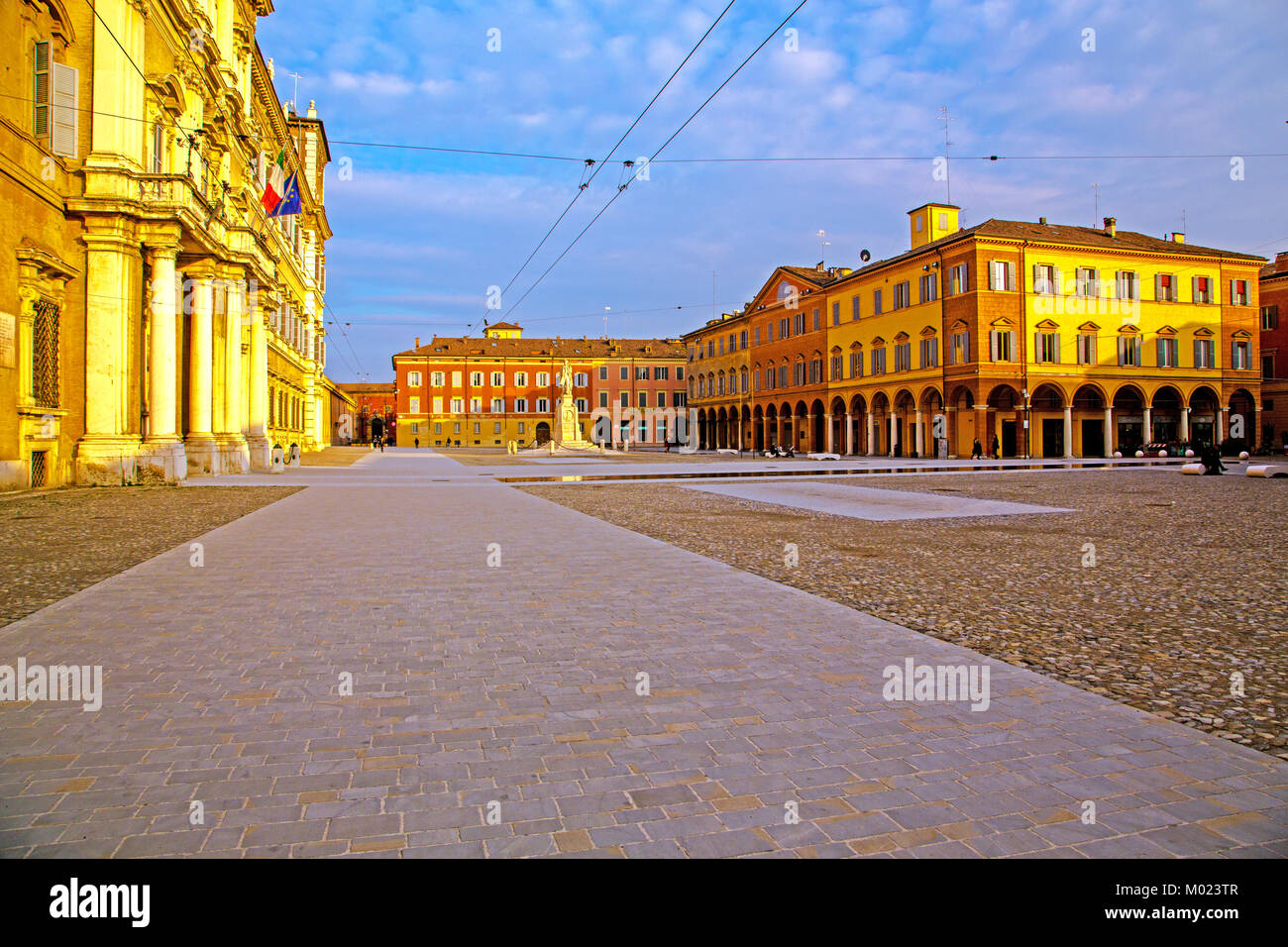 Piazza Roma in Modena, Italien Stockfoto