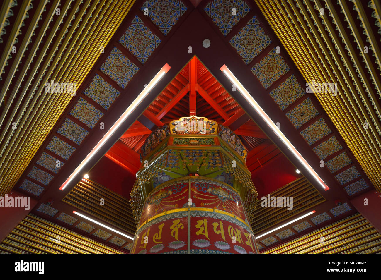Buddha Zahns Tempel und Museum, Singapur SIN Stockfoto