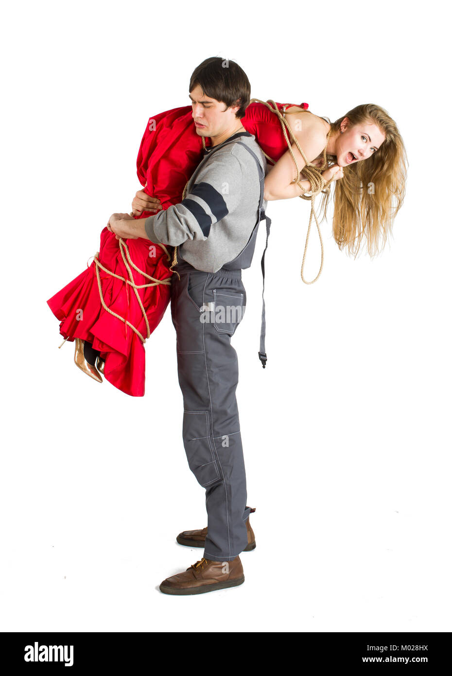 Konzept der mesalliance und ungleiche übereinstimmen. Stockfoto