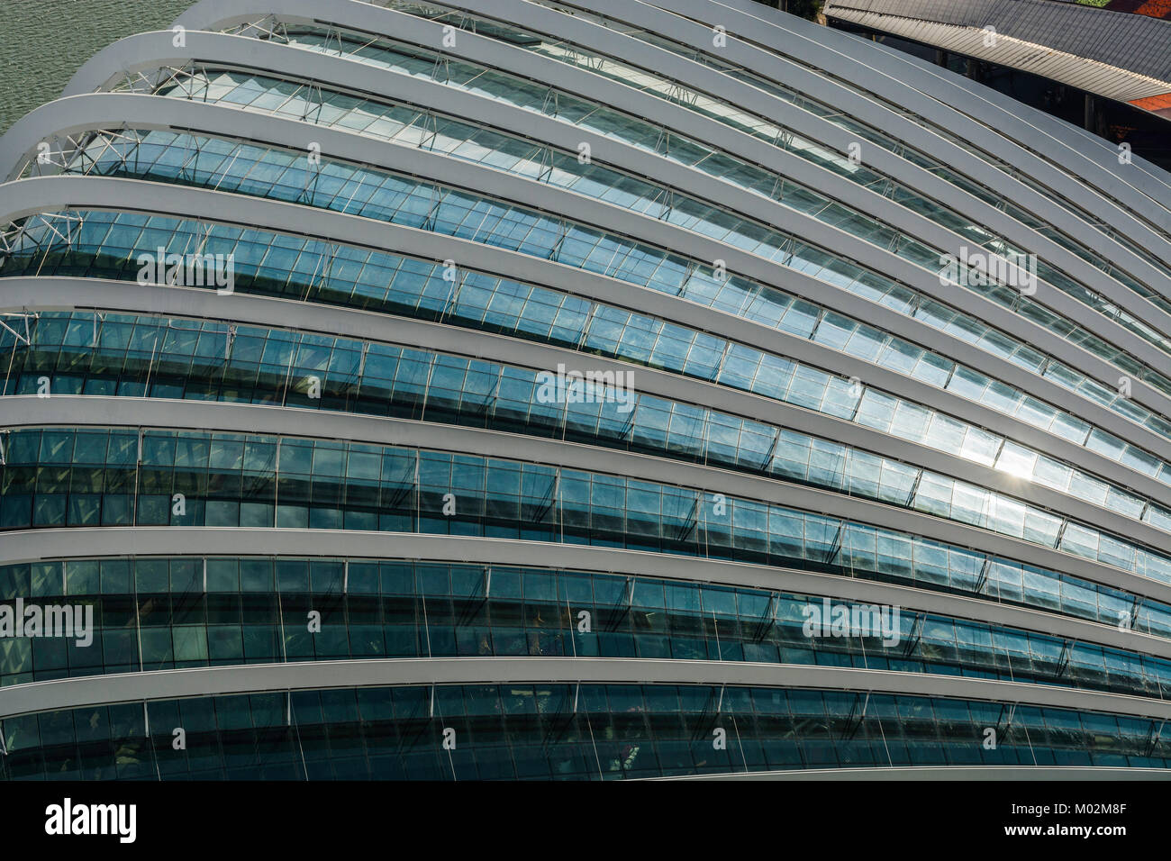 Architektur von Downton Kern, Marina Bay, Singapore Stockfoto