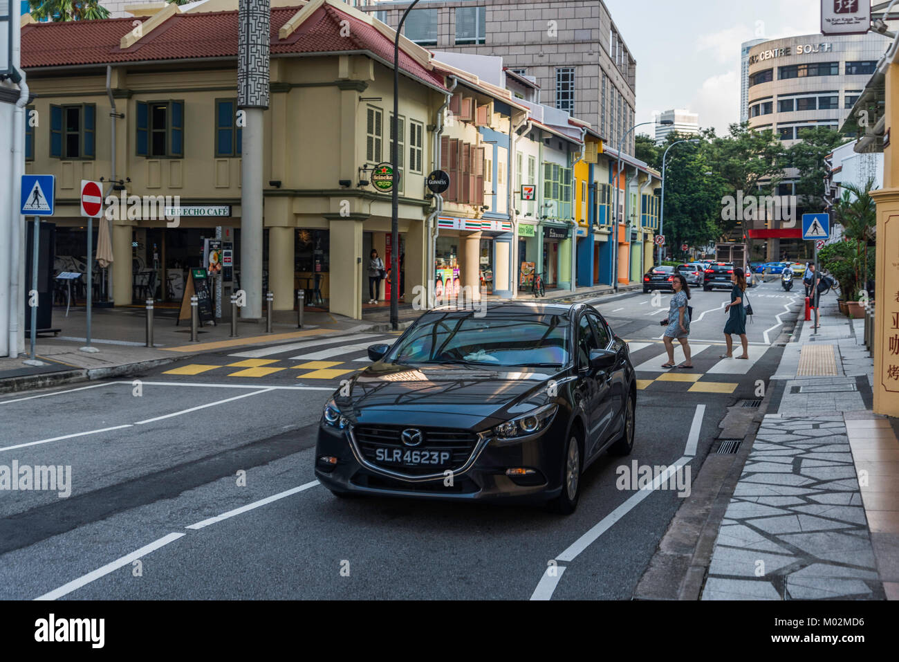 China Street, Chinatown, Singapur Stockfoto