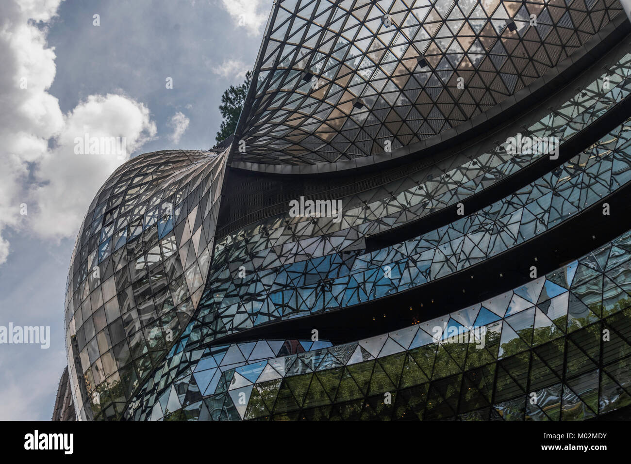 Architektur auf der Orchard Street, Singapur Stockfoto
